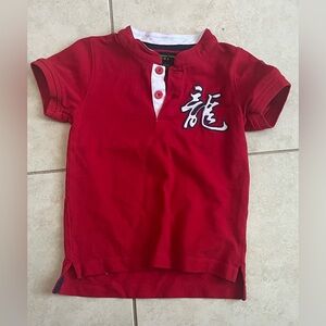 Shanghai Tang Embroidered Polo Shirt
